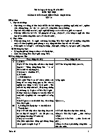 Giáo án Khối 4 - Tuần 21 - Năm học 2010-2011 (Bản hay)