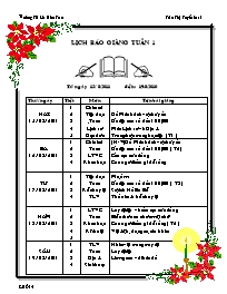Giáo án Lớp 4 - Tuần 1 - Năm học 2011-2012 - Trần Thị Tuyết Mai