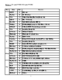 Giáo án Lớp 4 - Tuần 3 - Năm học 2011-2012 (B