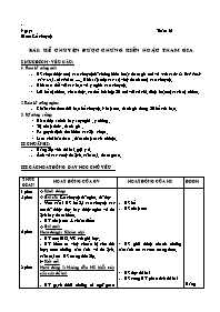 Giáo án Lớp 4 - Tuần 31 (4 cột)