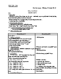 Giáo án Khối 4 - Tuần 29 - Năm học 2011-2012 (Chuẩn kiến thức kĩ năng)