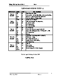 Giáo án Lớp 4 - Tuần 11 - Trần Ngọc Linh