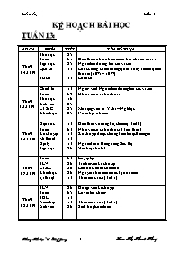 Giáo án Lớp 4 - Tuần 13 - Năm học 2011-2012 - Lâm Thị Thanh Thúy