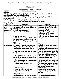 Giáo án Lớp 4 - Tuần 17 - Năm học 2011-2012 - Đoàn Thị Liễu