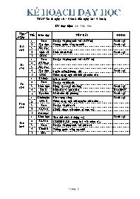 Giáo án Lớp 4 - Tuần 32 - Năm học 2011-2012 - Lê Thị Thu (Bản 2 cột)