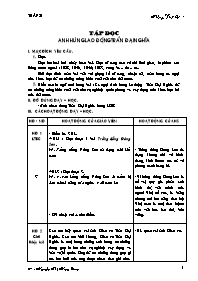 Giáo án Tiếng Việt Lớp 4 - Tuần 21 (Bản 3 cột chuẩn kiến thức)