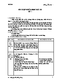 Giáo án Tiếng Việt Lớp 4 - Tuần 28 - Nguyễn Thị Hồng Loan (Bản 3 cột chuẩn kiến thức)