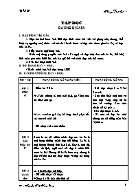 Giáo án Tiếng Việt Lớp 4 - Tuần 29 - Nguyễn Thị Hồng Loan (Bản 3 cột chuẩn kiến thức)