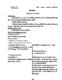 Giáo án Lớp 4 - Tuần 14 (2 cột chuẩn kiến thức kĩ năng)