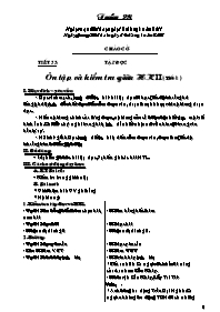 Giáo án Lớp 4 - Tuần 28 - Năm học 2010-2011 (Dạy buổi sáng bản 2 cột)