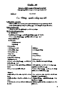 Giáo án Lớp 4 - Tuần 32 - Năm học 2010-2011 (Dạy buổi chiều bản 2 cột)