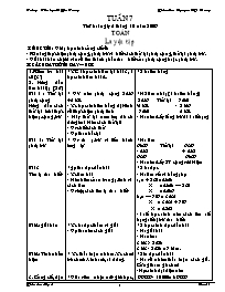 Giáo án Lớp 4 - Tuần 7 - Nguyễn Việt Hùng (Bả