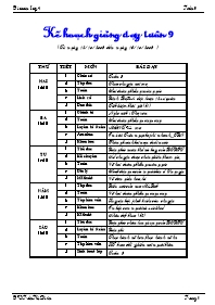 Giáo án Lớp 4 - Tuần 9 - Trần Thị Diên (Chuẩn kiến thức kĩ năng)