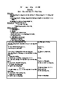 Giáo án Tiếng Việt Lớp 3 - Tuần 33 (Bản 2 cột)