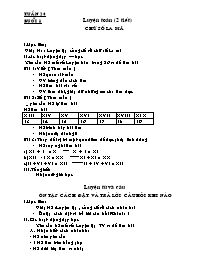 Giáo án Toán + Tiếng Việt Lớp 4 - Tuần 24 (Bản đẹp)