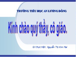 Bài giảng Toán Lớp 4 - Bài: Diện tích hình bình hành - Nguyễn Thị Kim Mai