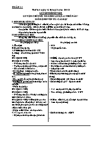 Giáo án Khối 4 (Buổi chiều) - Tuần 23 - Năm học 2011-2012 (Bản đẹp)