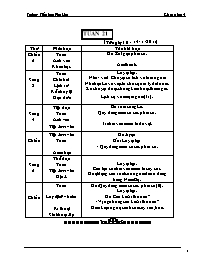 Giáo án Khối 4 - Tuần 21 - Năm học 2010-2011 