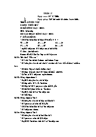 Giáo án Lớp 1 - Tuần 27 (Chuẩn kiến thức)