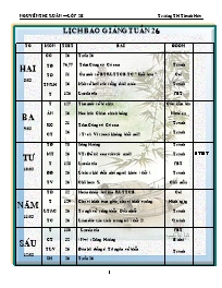 Giáo án Lớp 2 - Tuần 26 - Nguyễn Thị Xuân