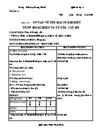 Giáo án Toán Lớp 4 - Tuần 35 - Đinh Hữu Thìn