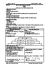 Giáo án điện tử Lớp 4 (Công văn 2345) - Tuần 