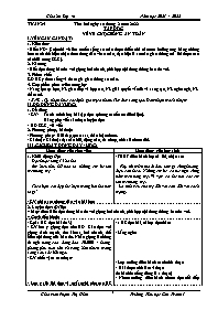 Giáo án điện tử Lớp 4 (Công văn 2345) - Tuần 