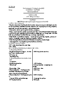 Giáo án điện tử Lớp 4 - Tuần 30 - Năm học 202