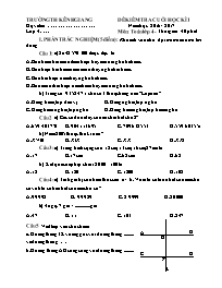 Đề kiểm tra cuối học kì 1 Toán Lớp 4 - Năm họ