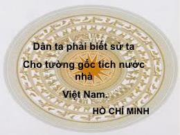 Bài giảng Lịch sử Lớp 4 - Bài 22: Cuộc khẩn h