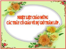 Bài giảng Luyện từ và câu Lớp 4 - Bài: Tính t