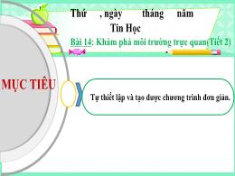 Bài giảng Tin học Lớp 4 (Kết nối tri thức với
