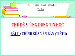 Bài giảng Tin học Lớp 4 (Kết nối tri thức với