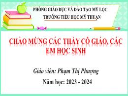 Bài giảng Tin học Lớp 4 (Kết nối tri thức với