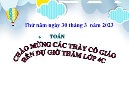 Bài giảng Toán Lớp 4 - Bài: Phép cộng phân số