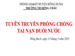 Bài giảng Tuyên truyền phòng chống tai nạn đu