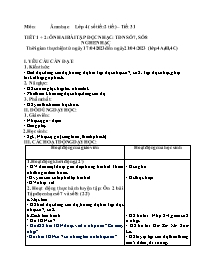 Giáo án Âm nhạc Khối 4 - Tuần 31 - Tiết 1+2: 