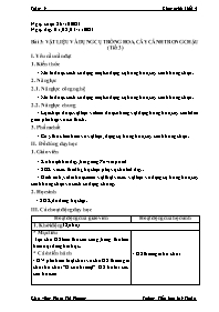 Giáo án Công nghệ Lớp 4 (Kết nối tri thức với