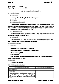 Giáo án Công nghệ Lớp 4 (Kết nối tri thức với