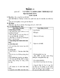 Giáo án Lịch sử và Địa lí Lớp 4 - Tuần 23 - N