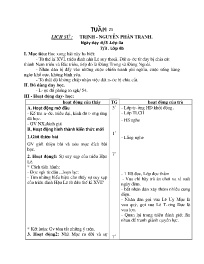 Giáo án Lịch sử và Địa lí Lớp 4 - Tuần 25 - N