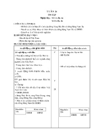 Giáo án Lịch sử và Địa lí Lớp 4 - Tuần 26 - N