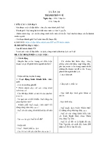 Giáo án Lịch sử và Địa lí Lớp 4 - Tuần 30 - N