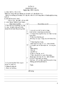Giáo án Sinh hoạt Tập thể Lớp 4 - Tuần 33 - N