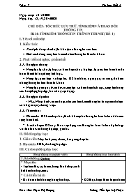 Giáo án Tin học Lớp 4 (Kết nối tri thức với c