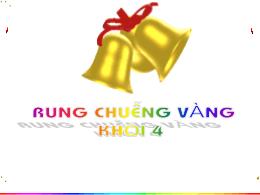 Mẫu PowerPoint trò chơi Rung chuông vàng