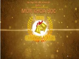 Bài giảng Khoa học Lớp 4 (Kết nối tri thức) -
