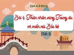 Bài giảng Lịch sử và Địa lí 4 (Kết nối tri th
