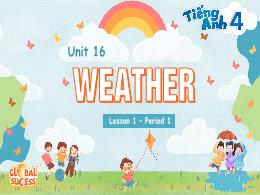 Bài giảng Tiếng Anh Lớp 4 (Global Success) - 