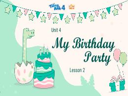 Bài giảng Tiếng Anh Lớp 4 (Global Success) -